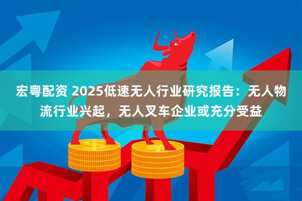 宏粤配资 2025低速无人行业研究报告：无人物流行业兴起，无人叉车企业或充分受益