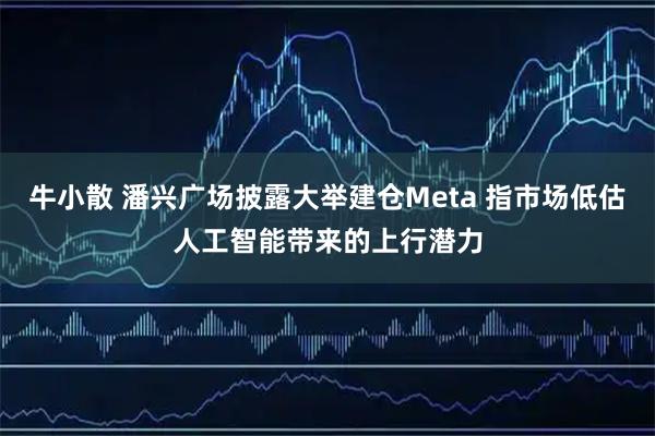 牛小散 潘兴广场披露大举建仓Meta 指市场低估人工智能带来的上行潜力